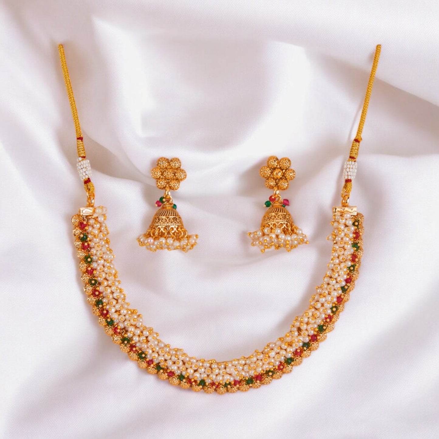 Moti necklace set