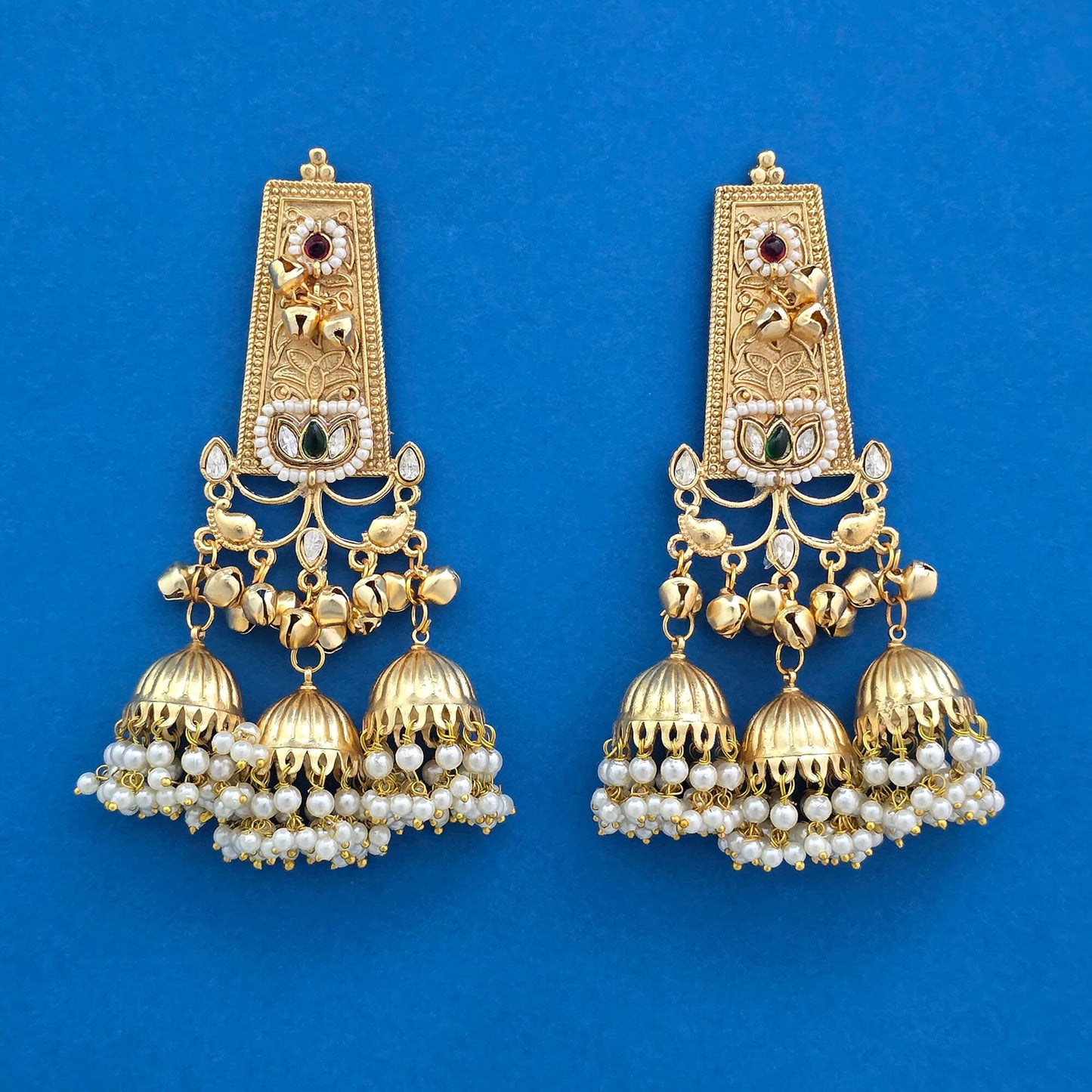 Gold plated trendy jhumki