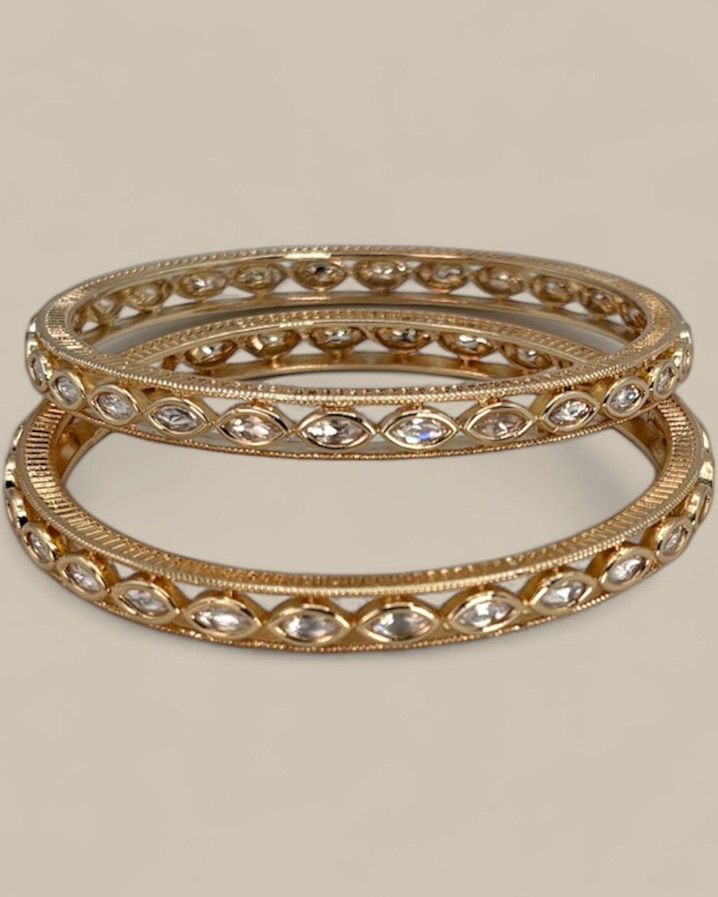 Kundan classic bangles
