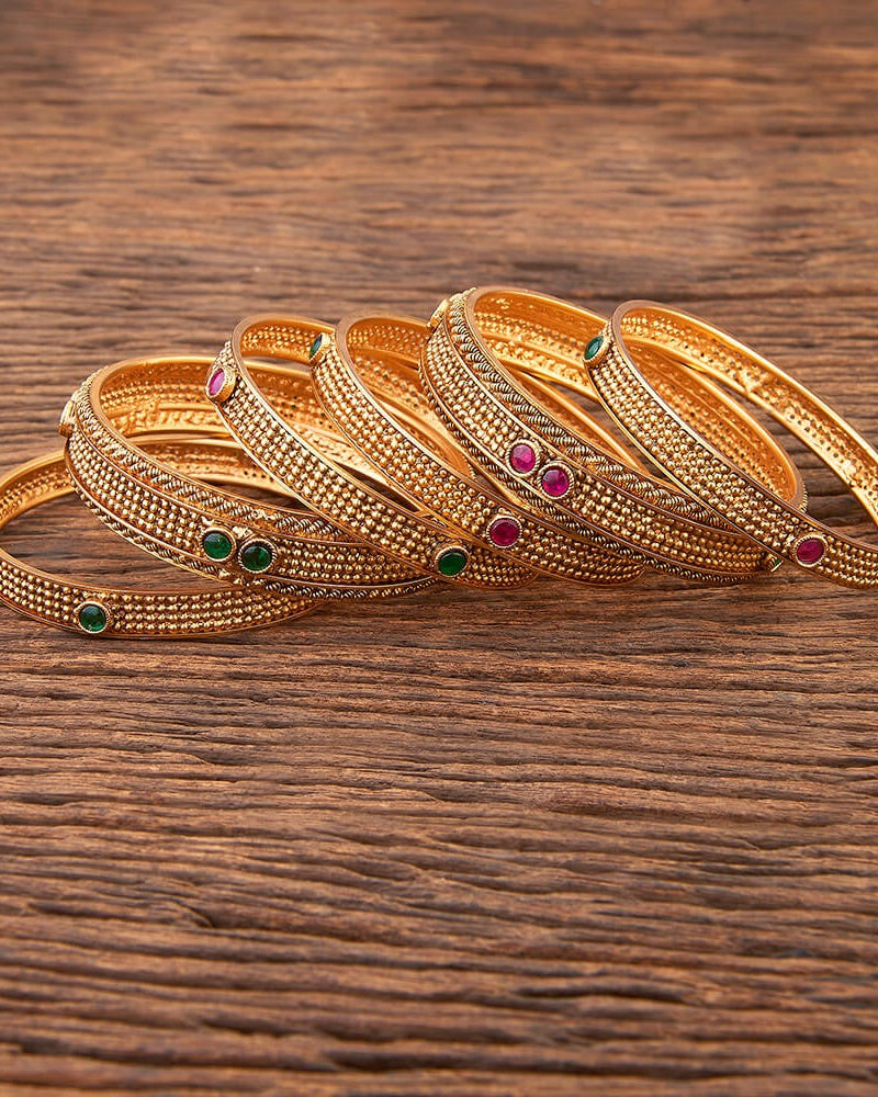 Gold plated bangles