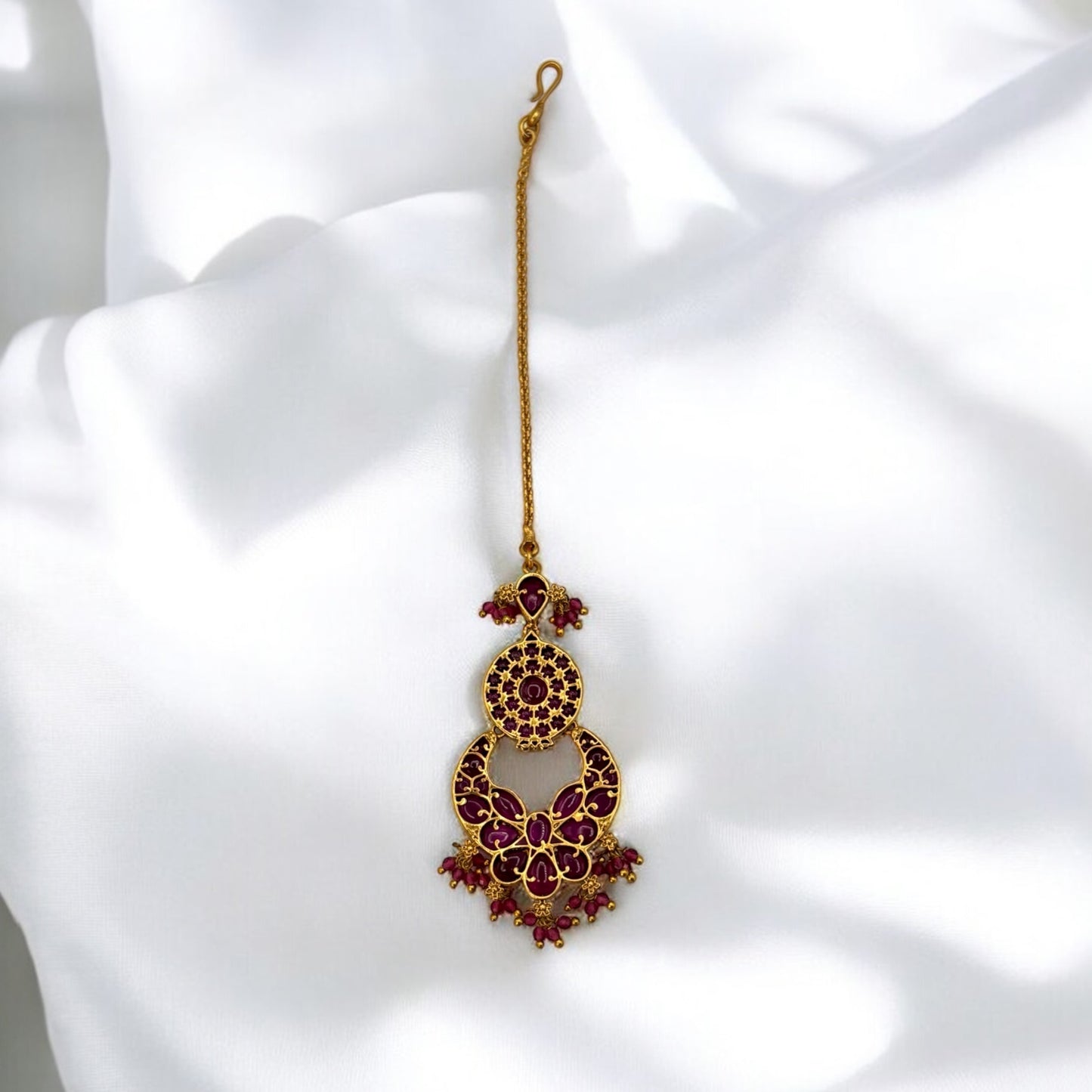 Gold plated matha tikka