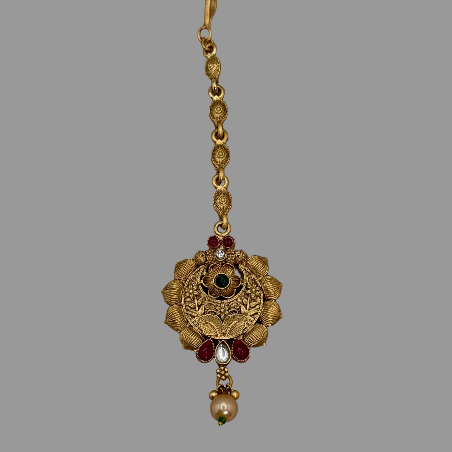 Gold plated matha tikka