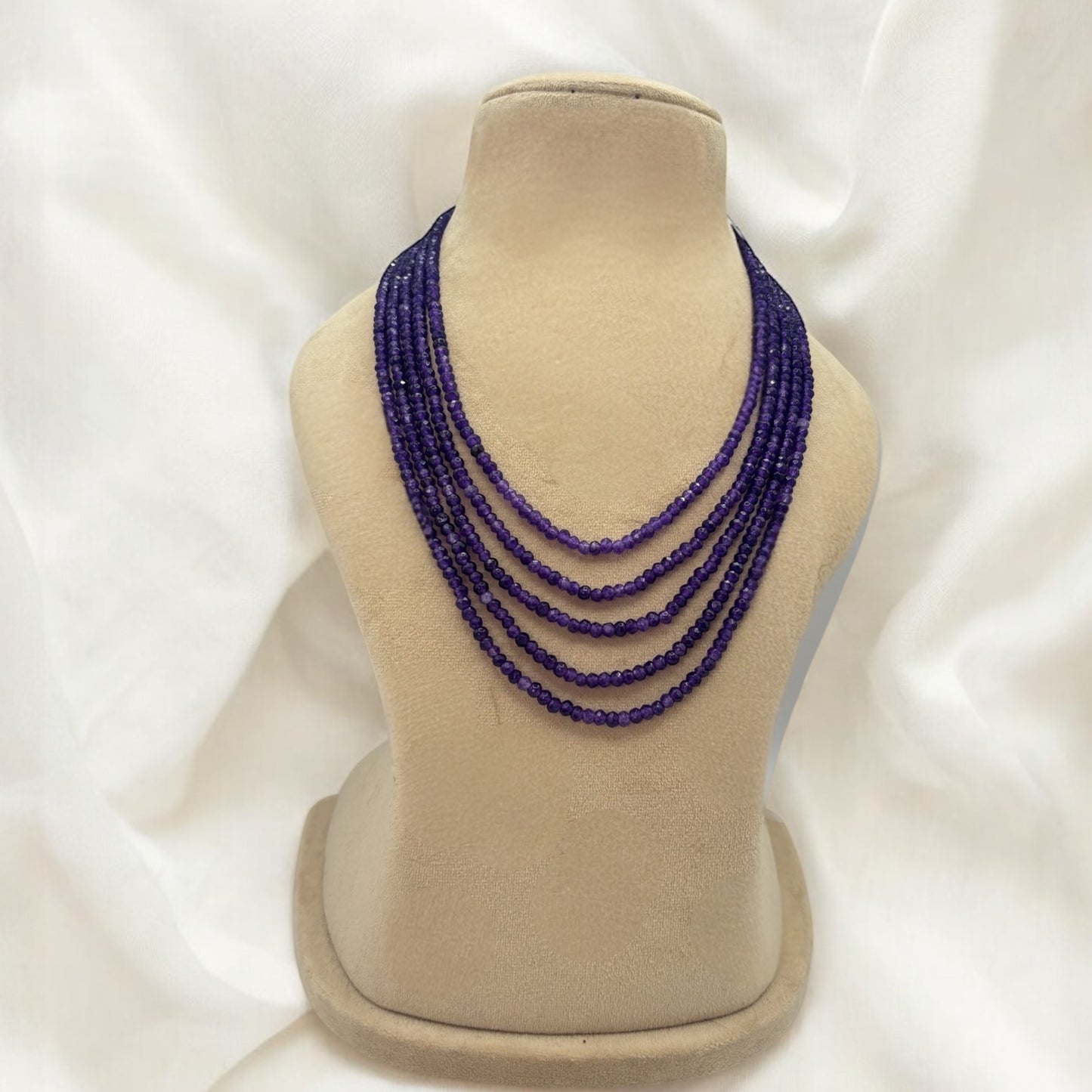 Five layer purple mala
