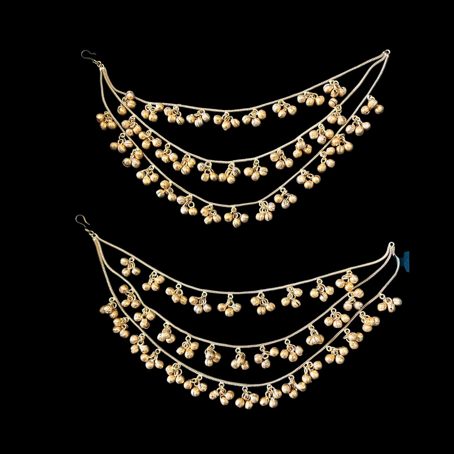 Gold plated ear chain