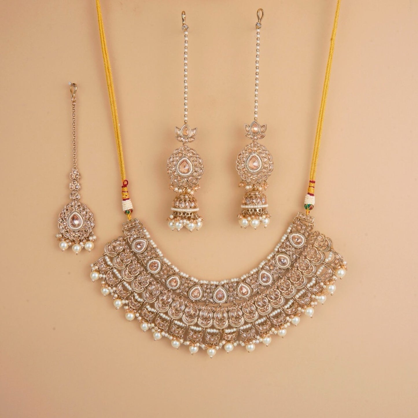 Premium polki necklace set