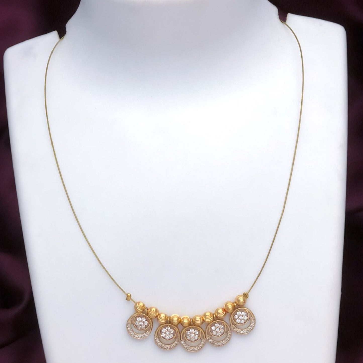 American Diamond invisible necklace