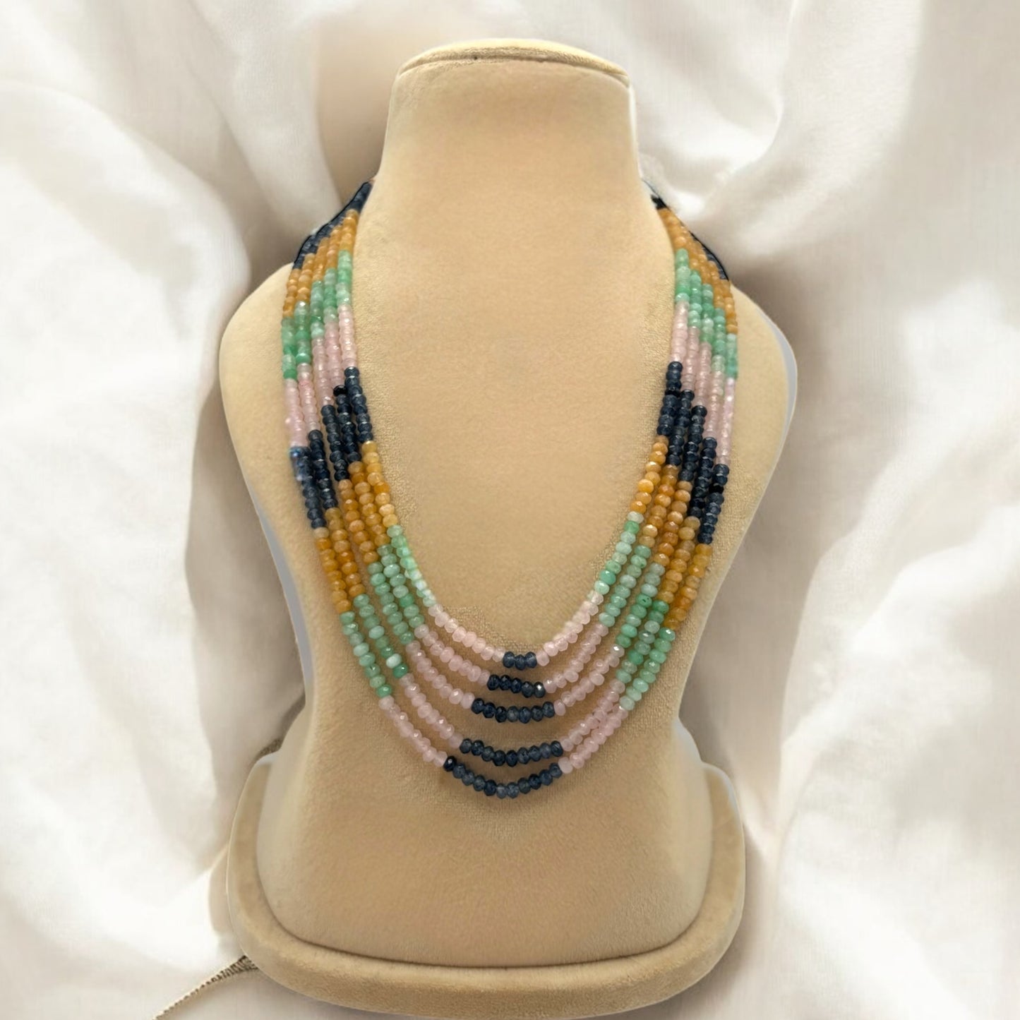 Multi color long mala/necklace