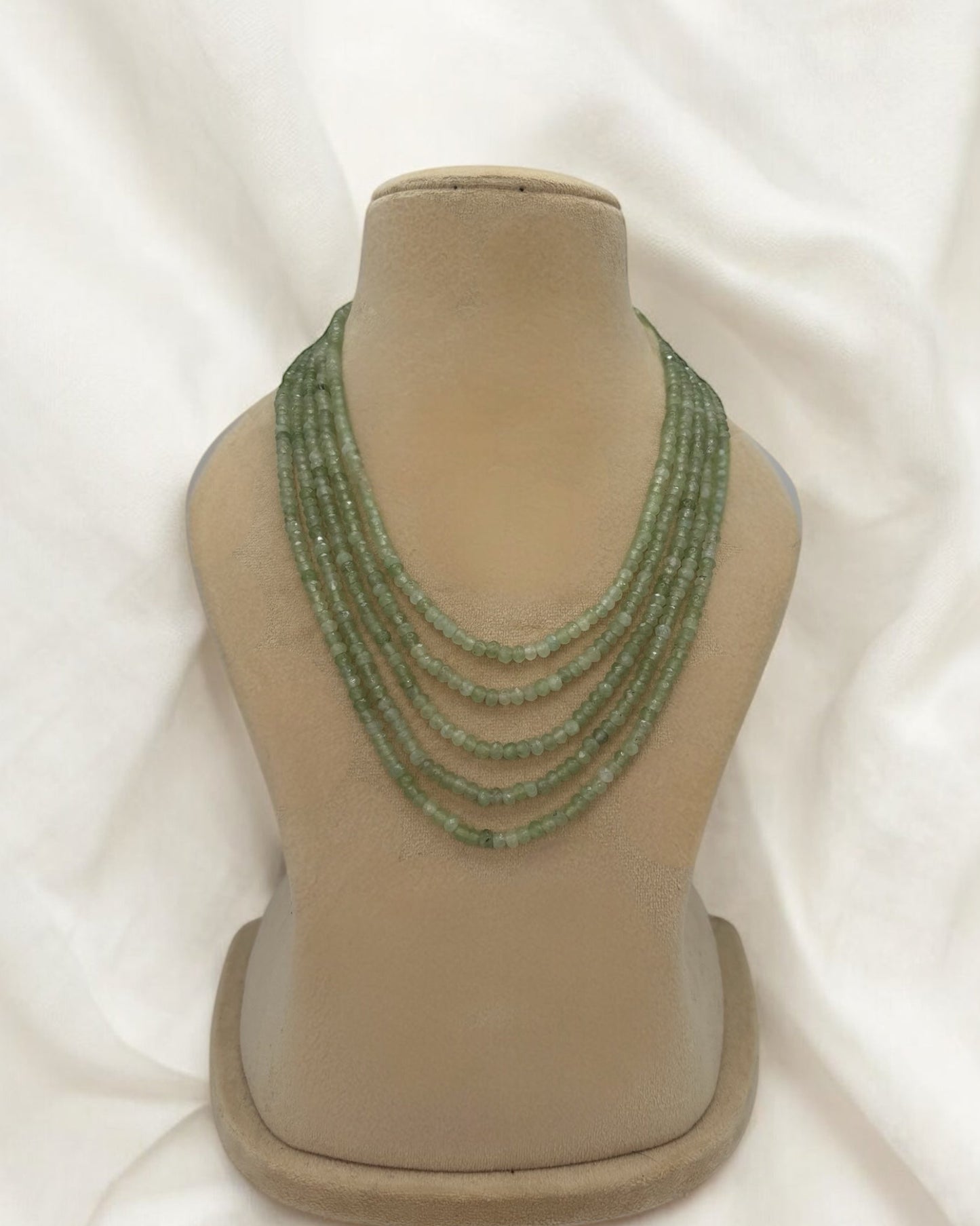 Pastel green mala