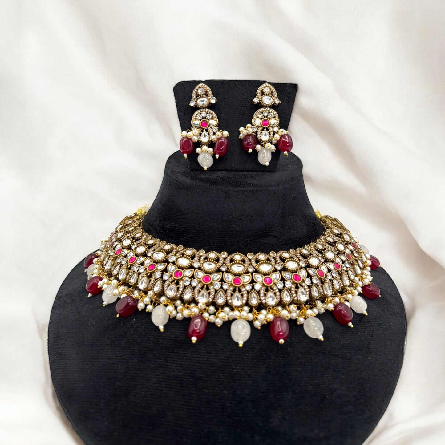 Moissanite necklace set