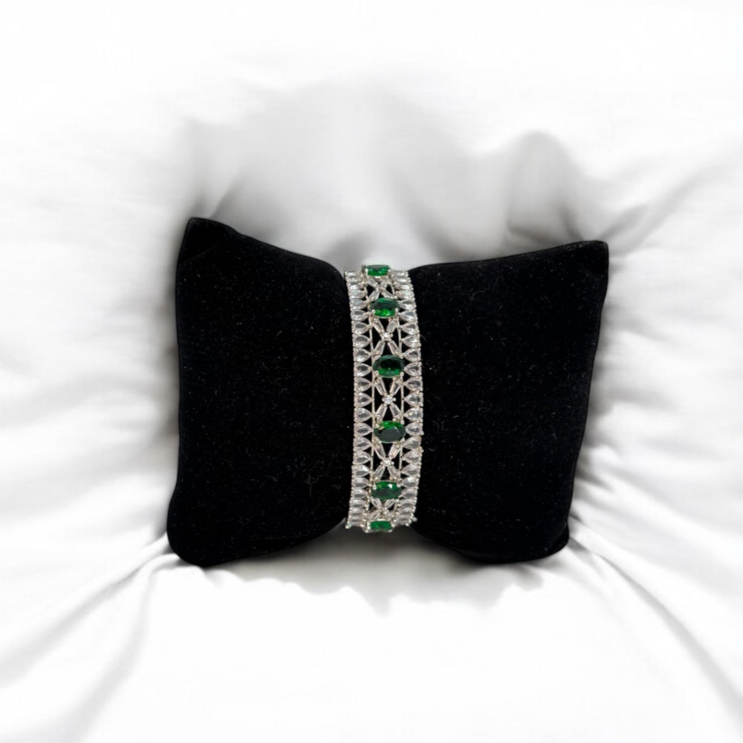 Emerald green AD bracelet