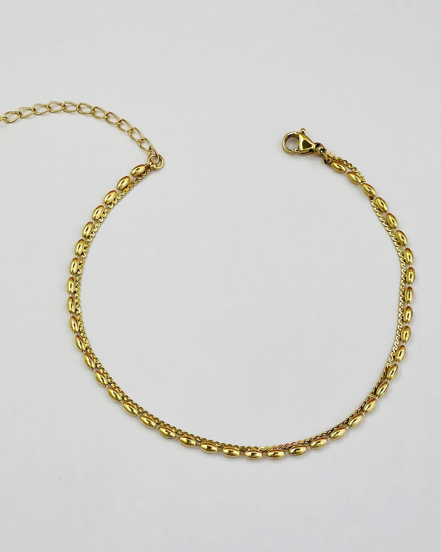 Gold plated western anklet
