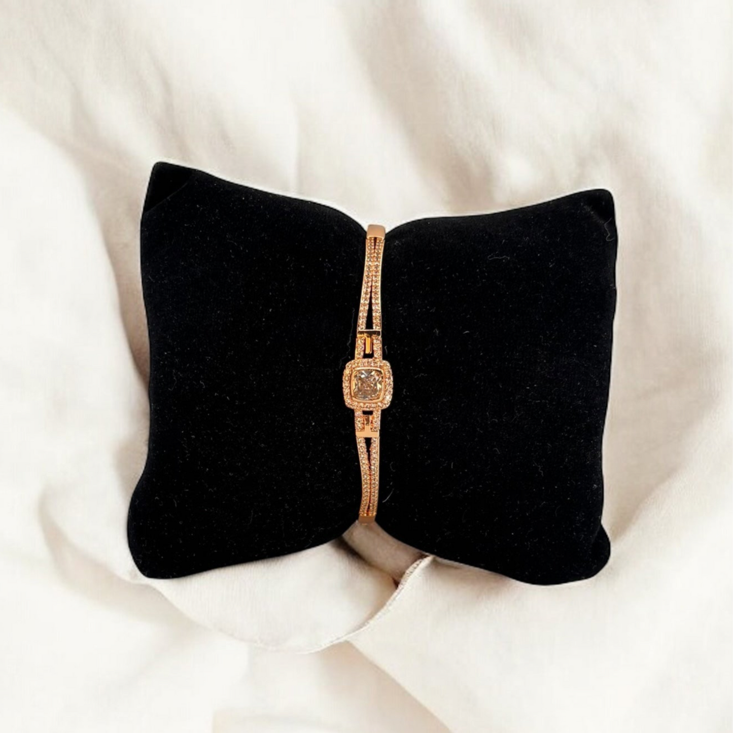 Rose gold American Diamond bracelet