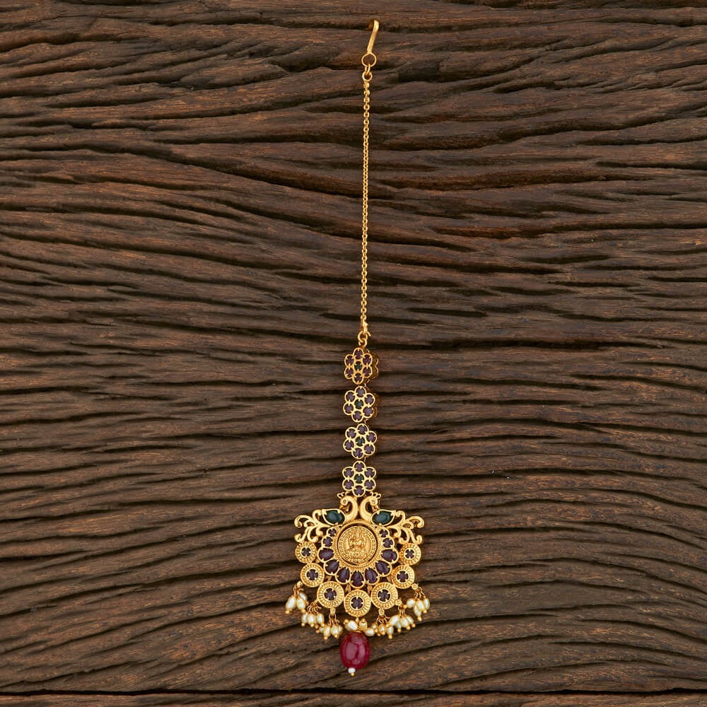 Gold plated temple tikka