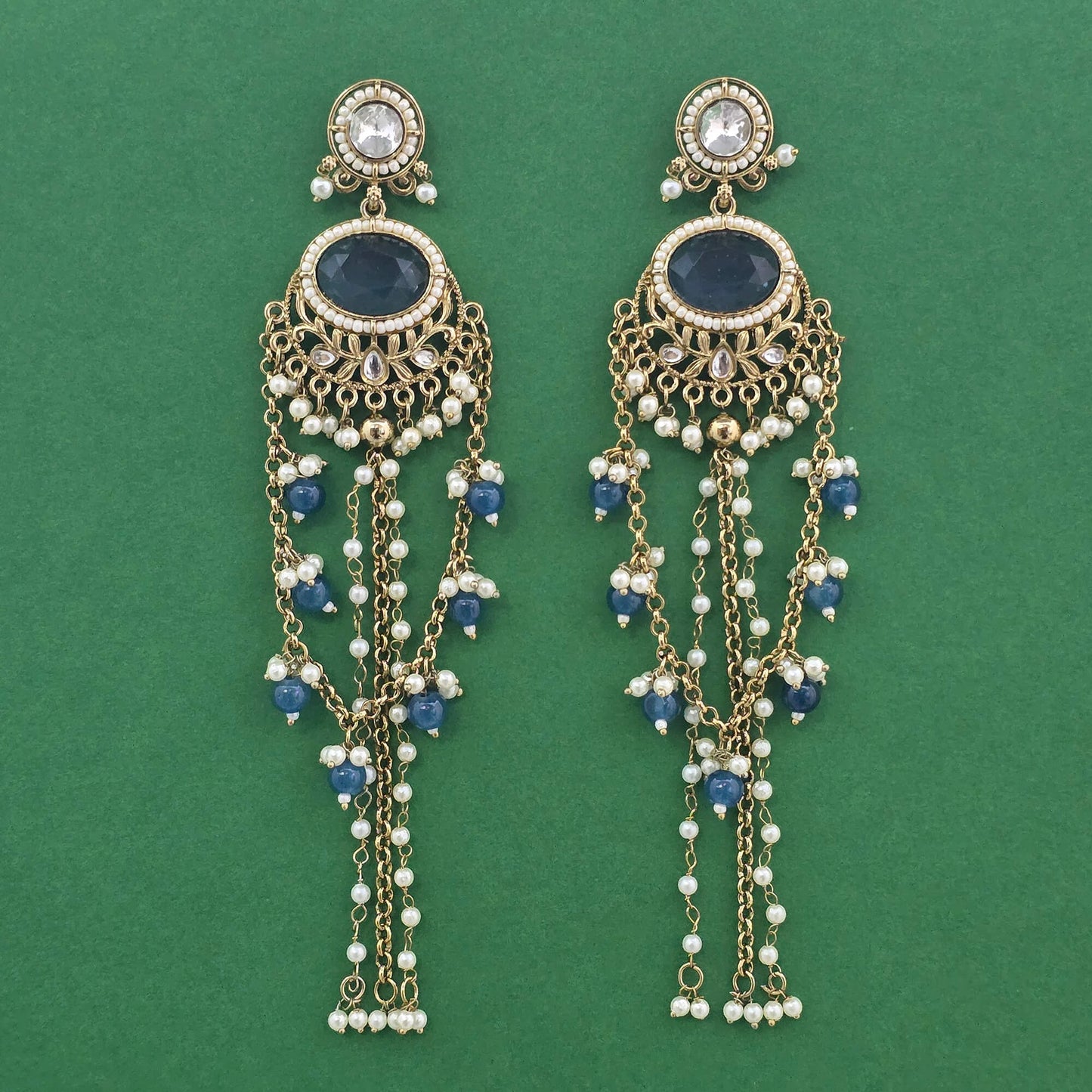 Long Kashmiri earrings