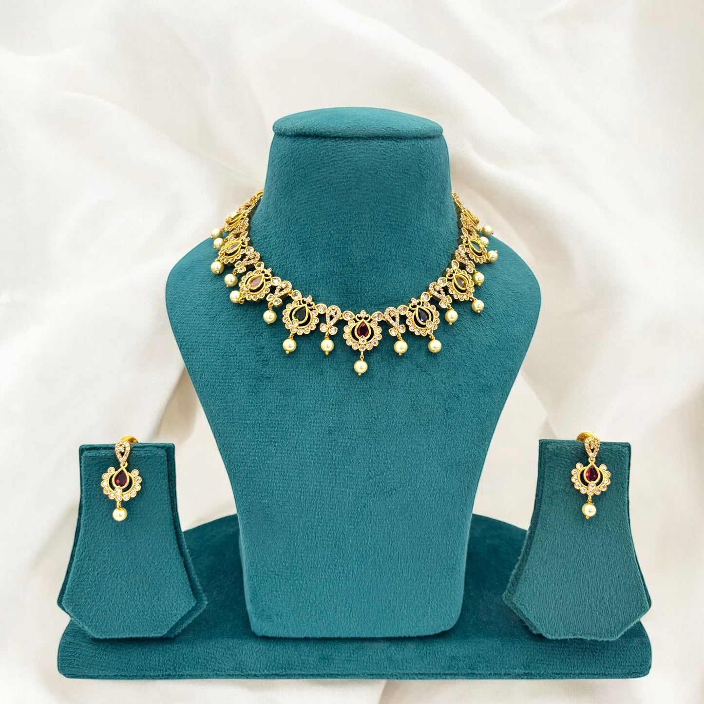 American Diamond necklace set