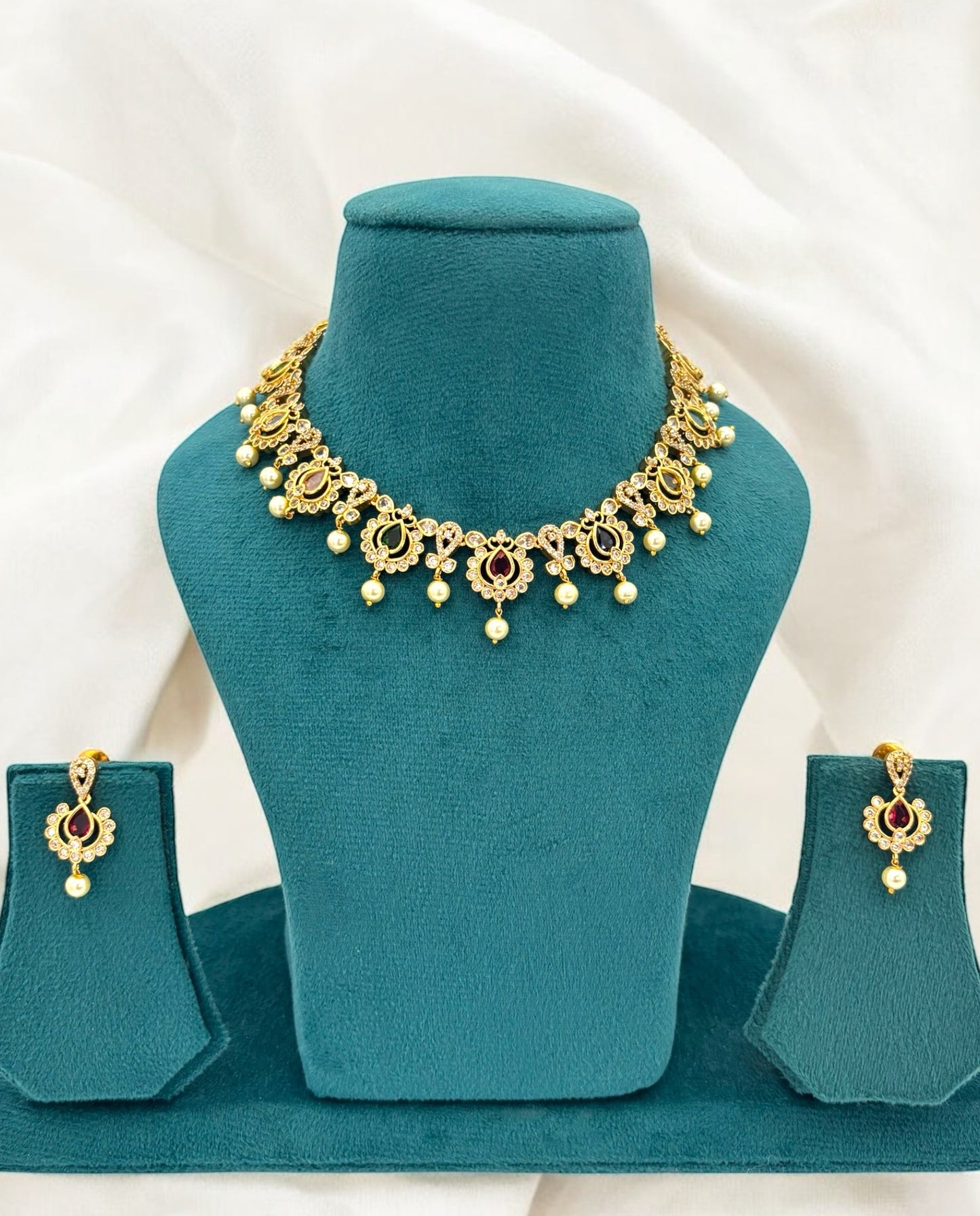 American Diamond necklace set