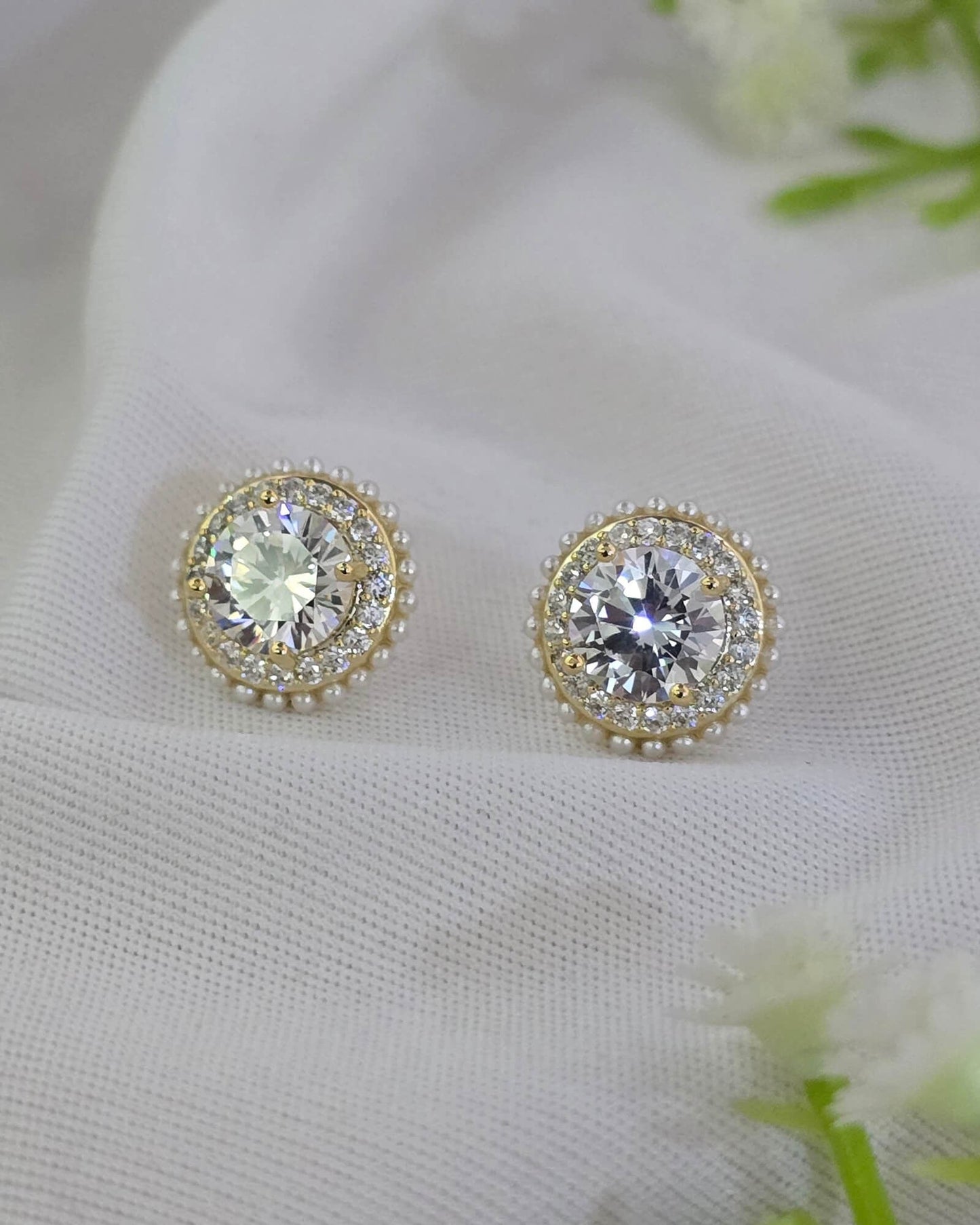 American Diamond studs