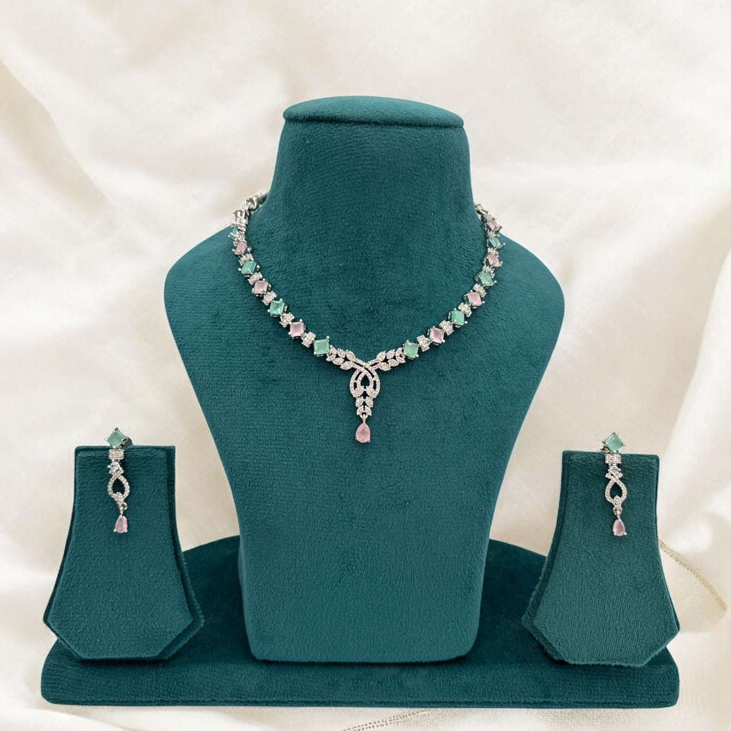 American Diamond necklace set
