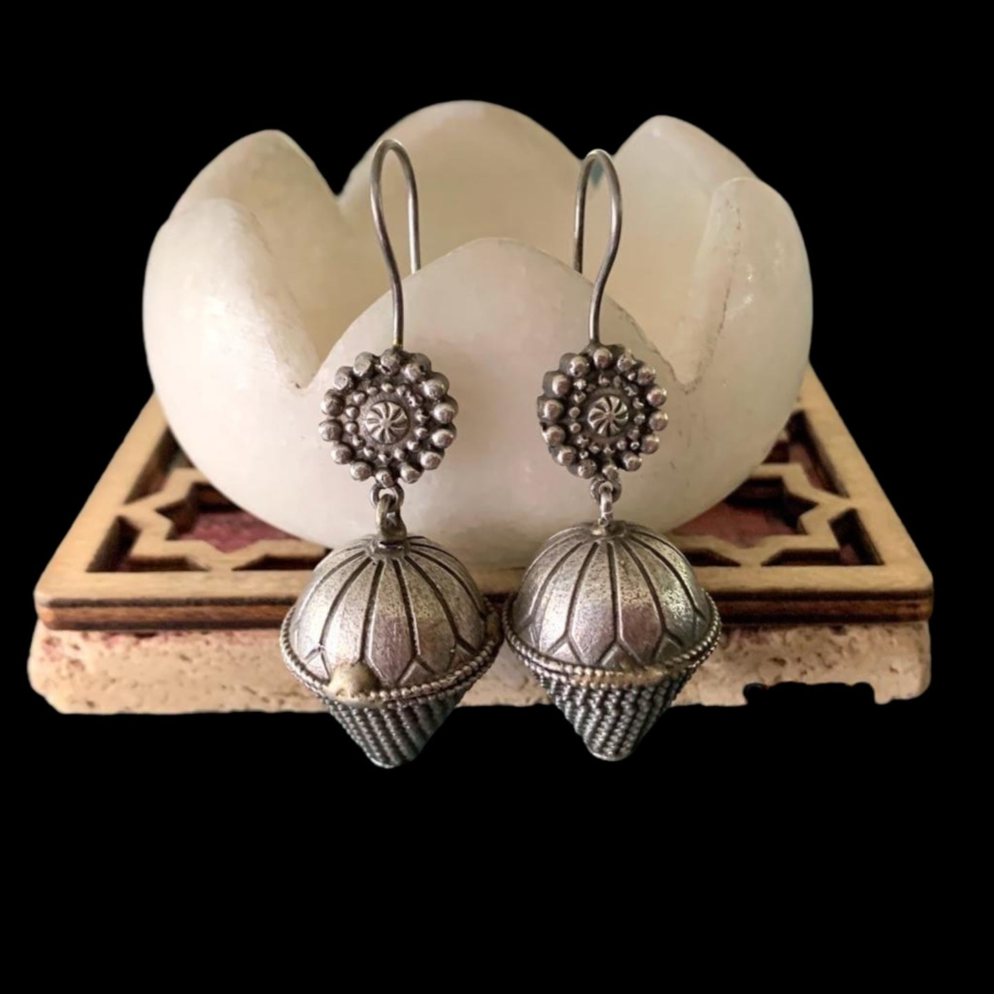 German silver danglers
