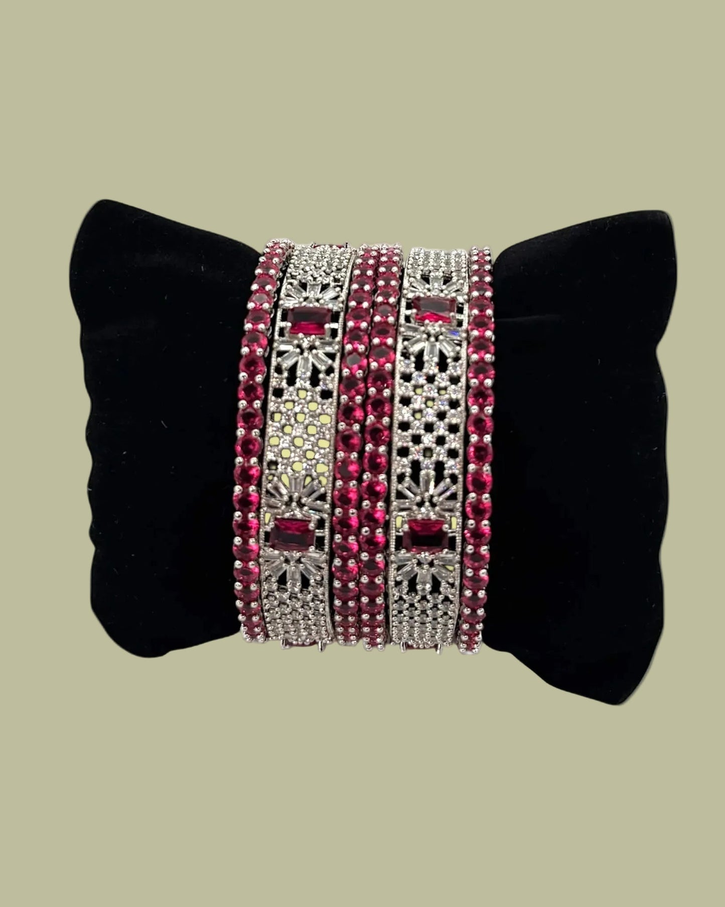 AD red bangles set