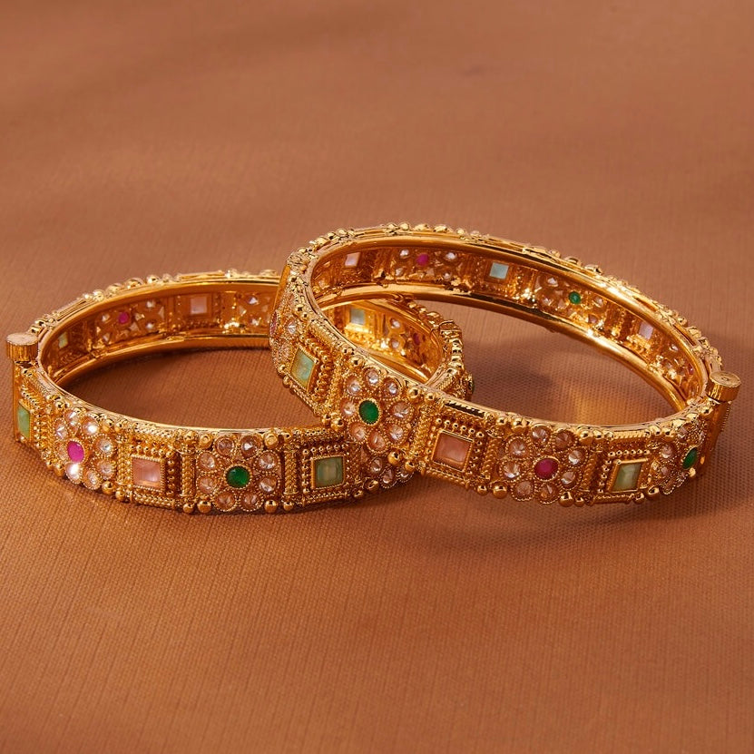 Gold plated openable kadas