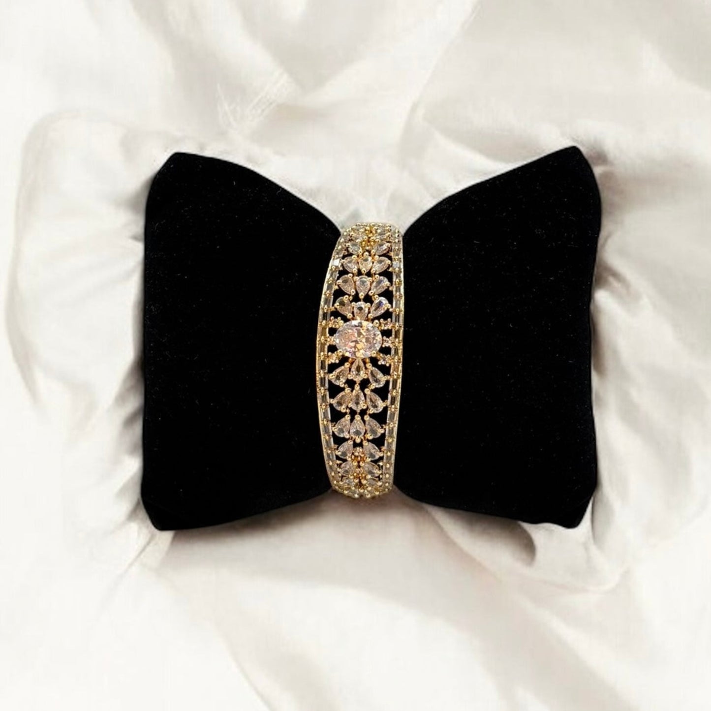 Gold plated American Diamond bracelet
