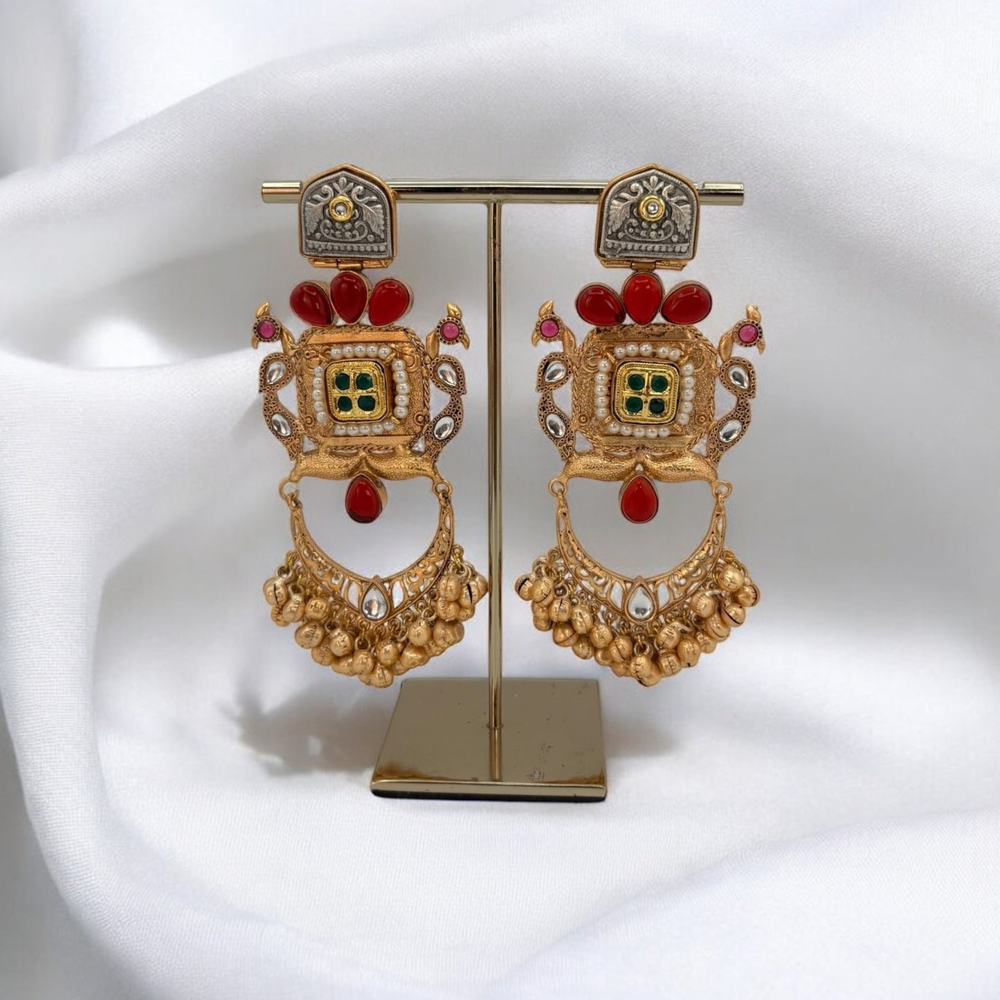 Dual tone lightweight earrings