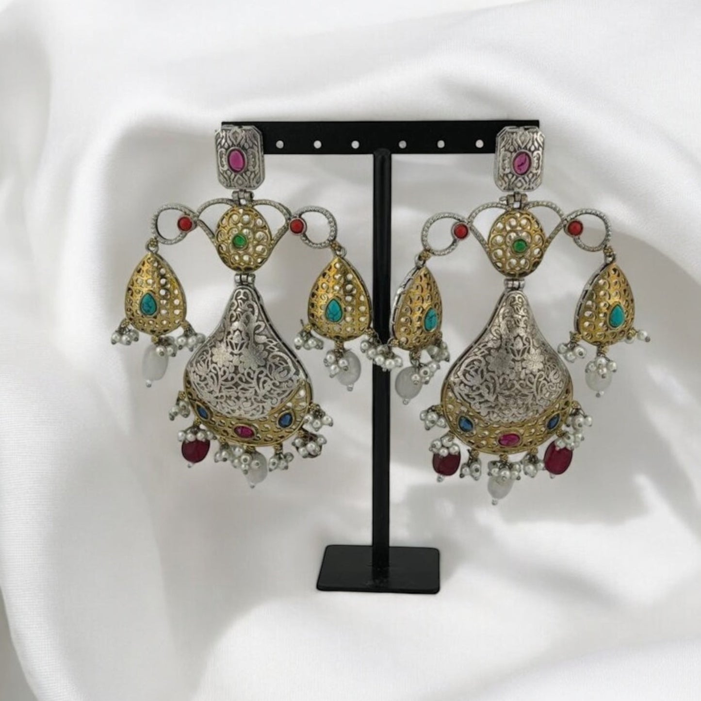 Handmade statement earrings