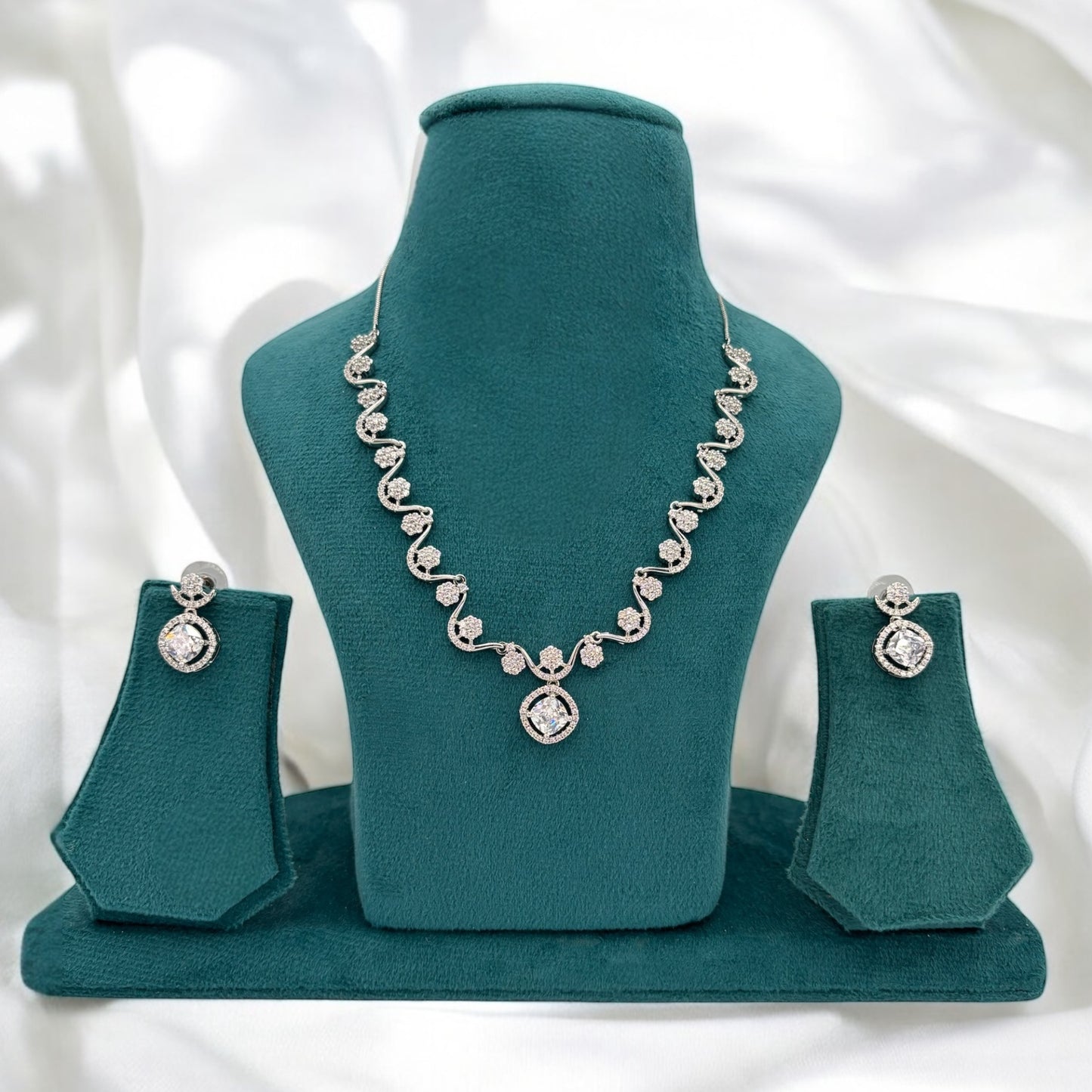 American Diamond necklace set