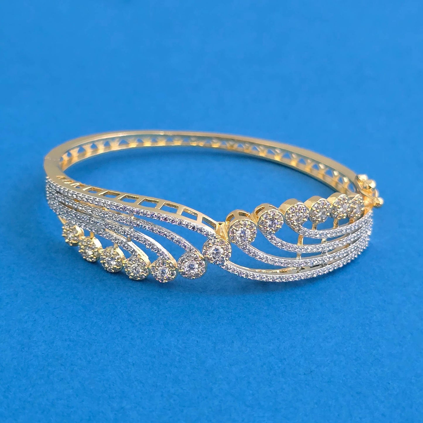 2tone American Diamond bracelet