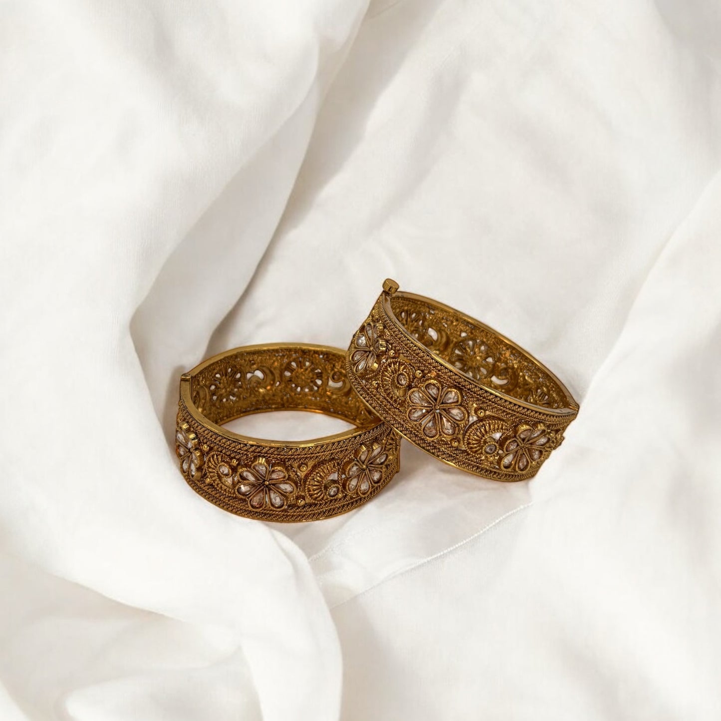 Gold plated Openable kadas