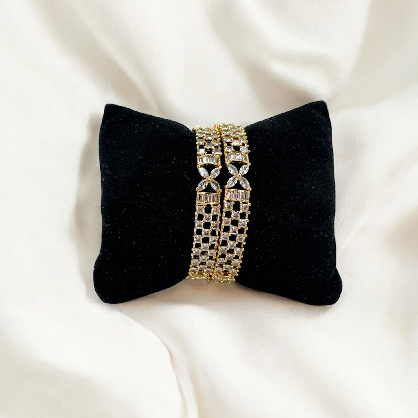 Gold plated AD bangles