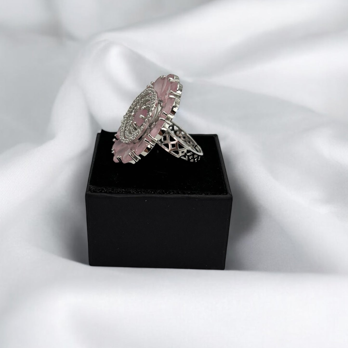 Silver American Diamond ring