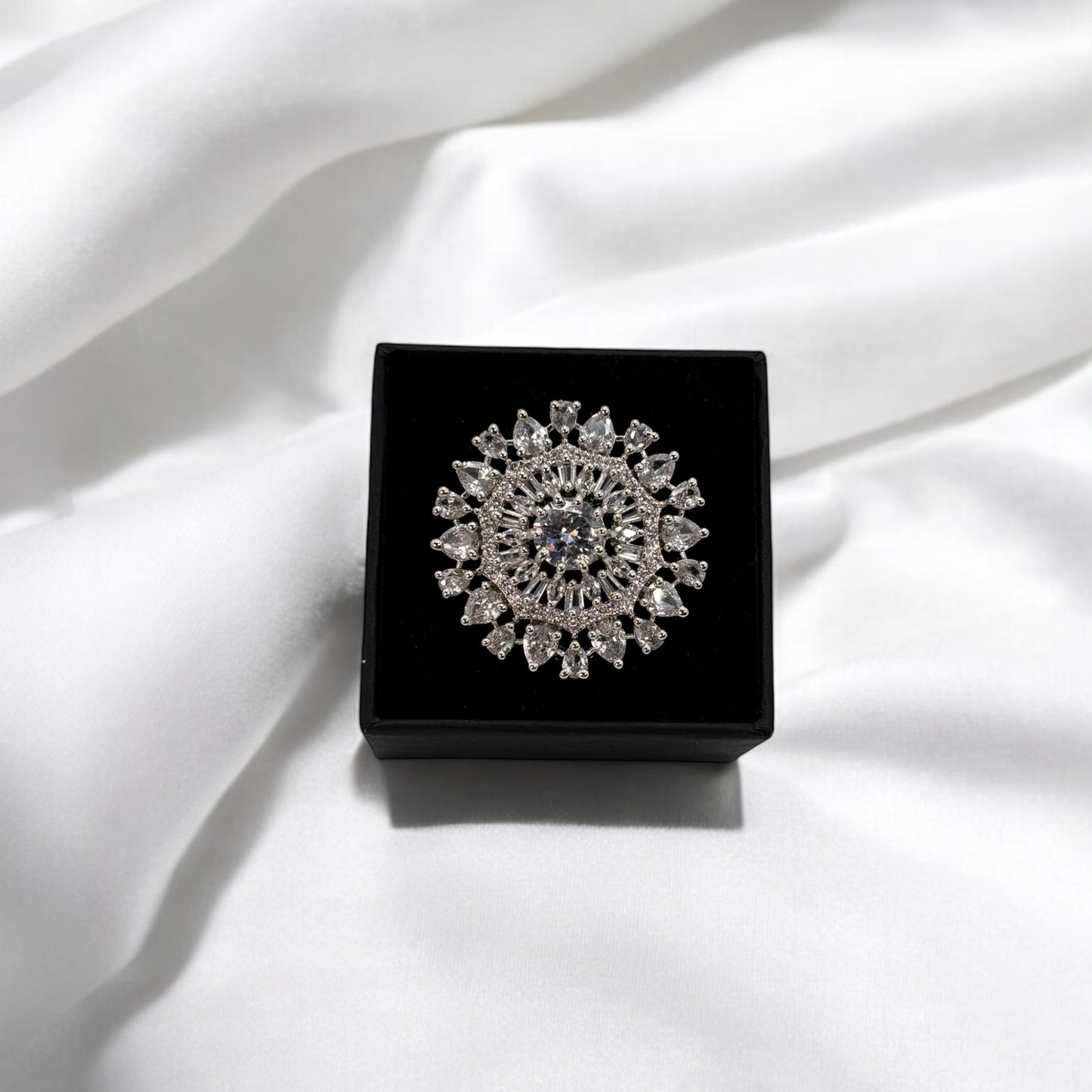 American Diamond big ring