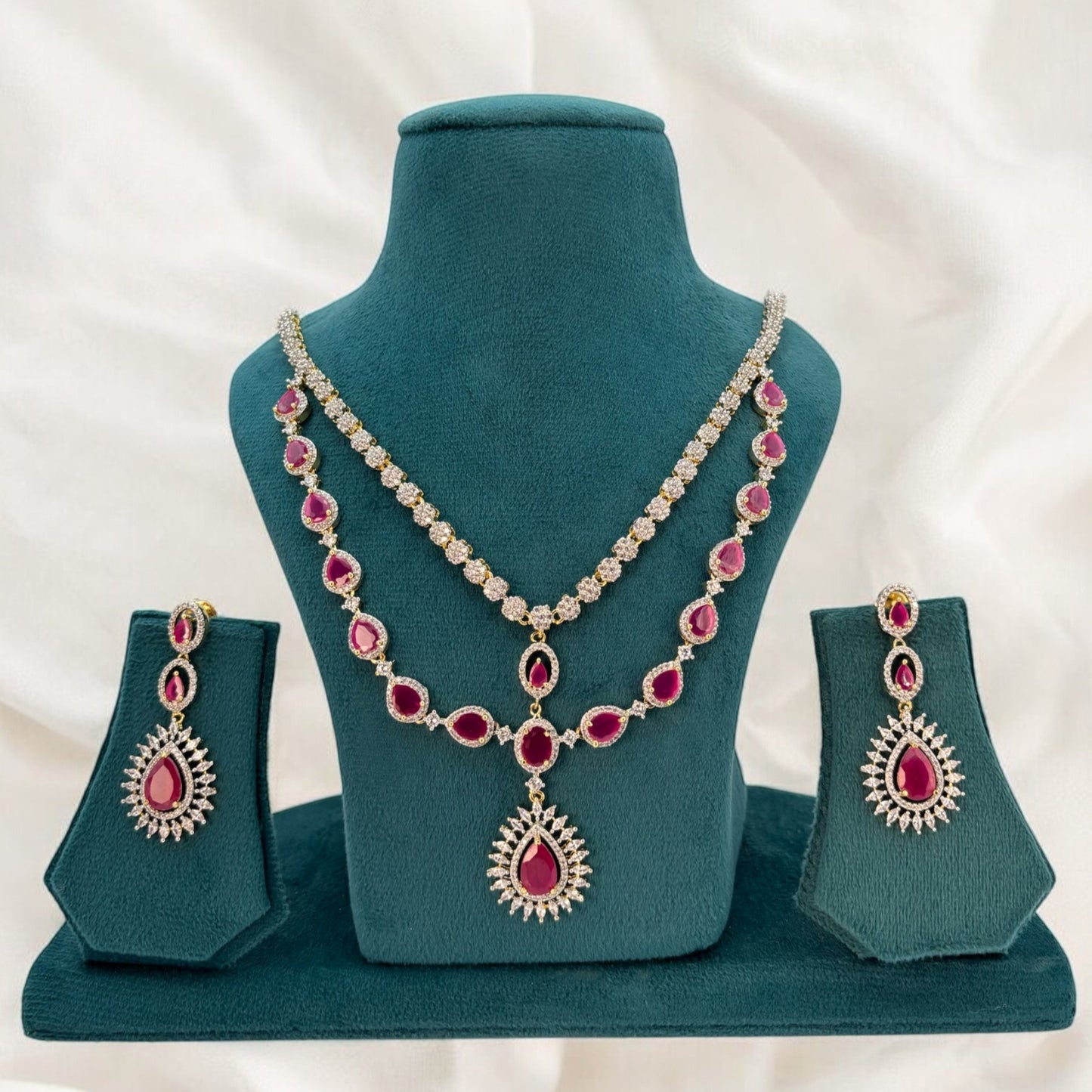American Diamond necklace set