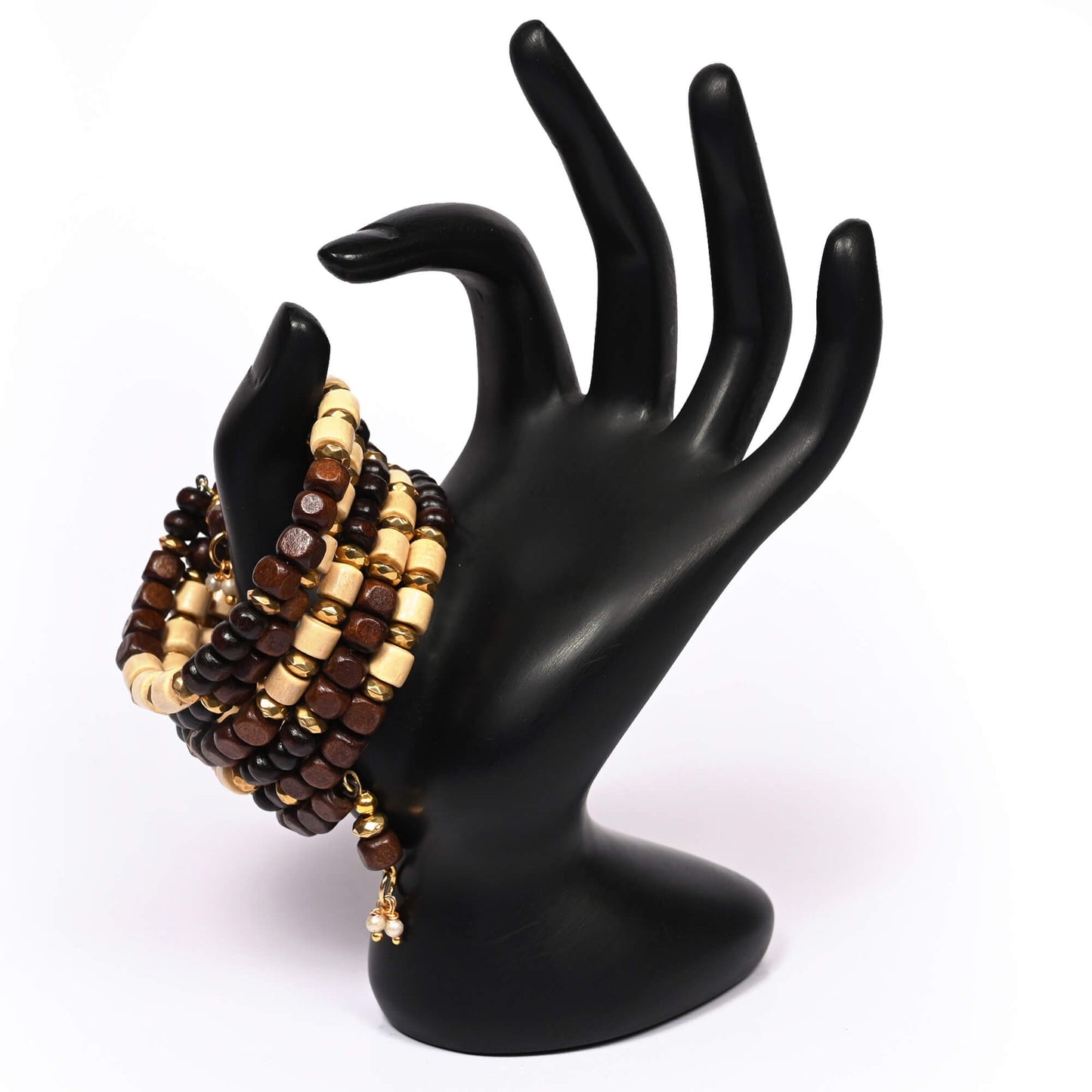 Wooden beads unisex western bracelet