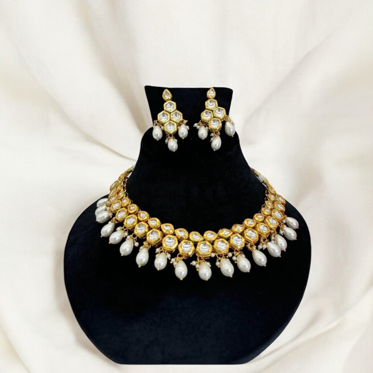 Kundan necklace set