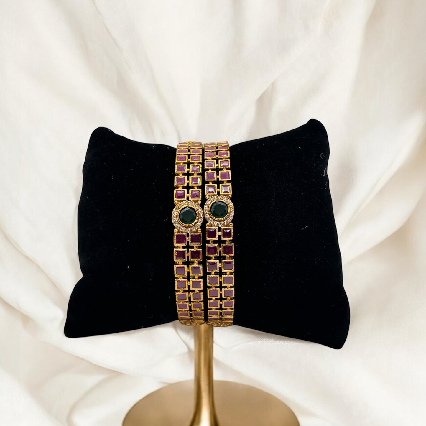 Matte gold plated kadas