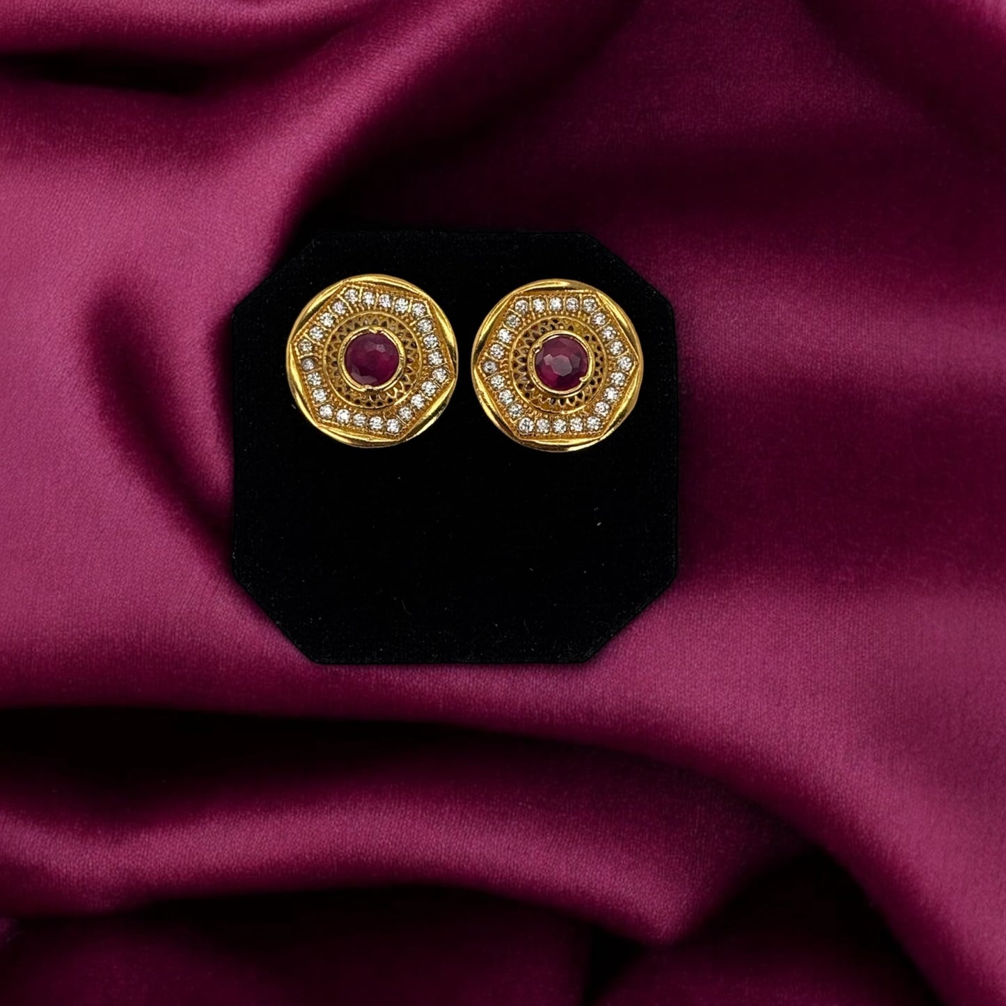 Gold plated studs