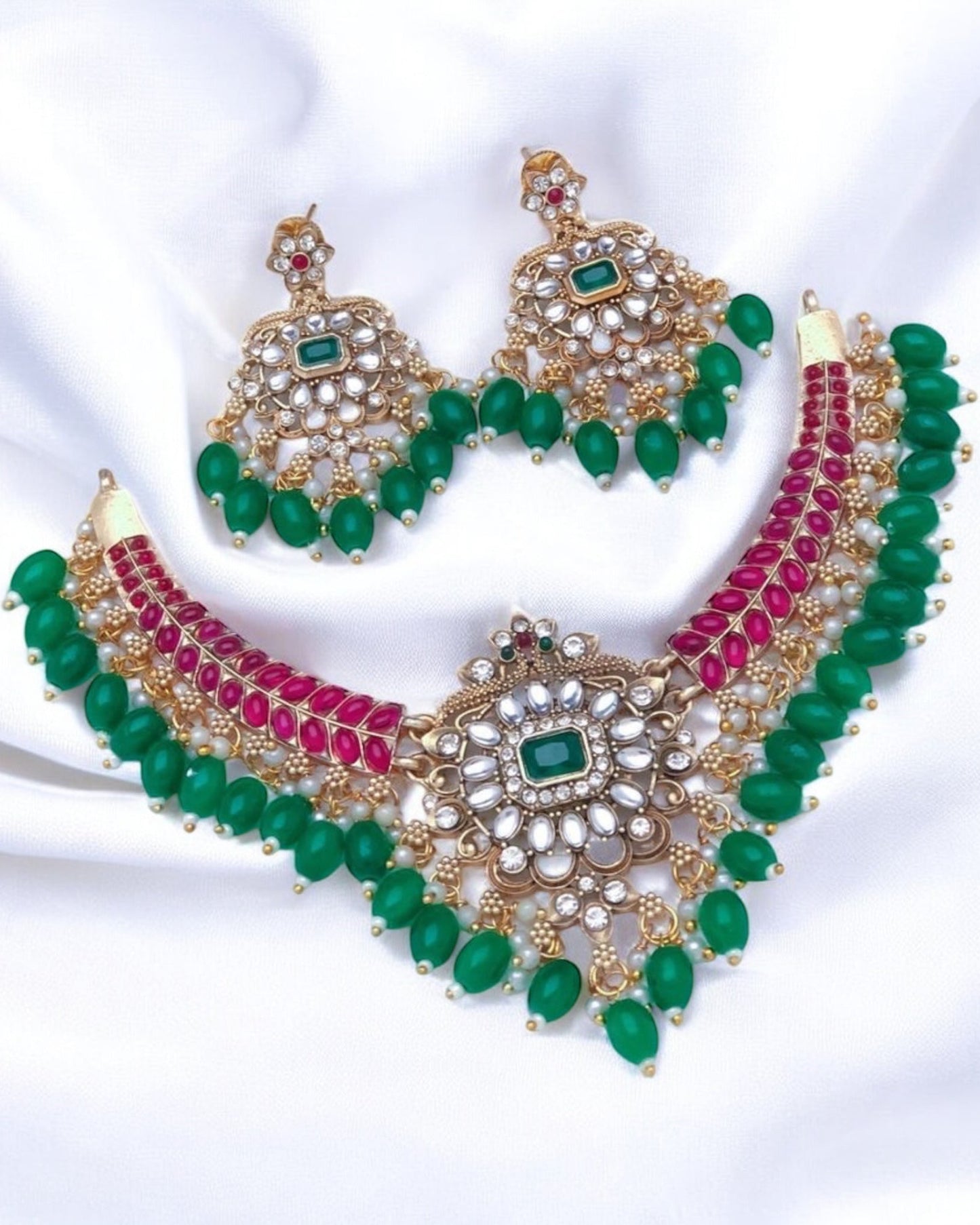 Gold plated Necklace set