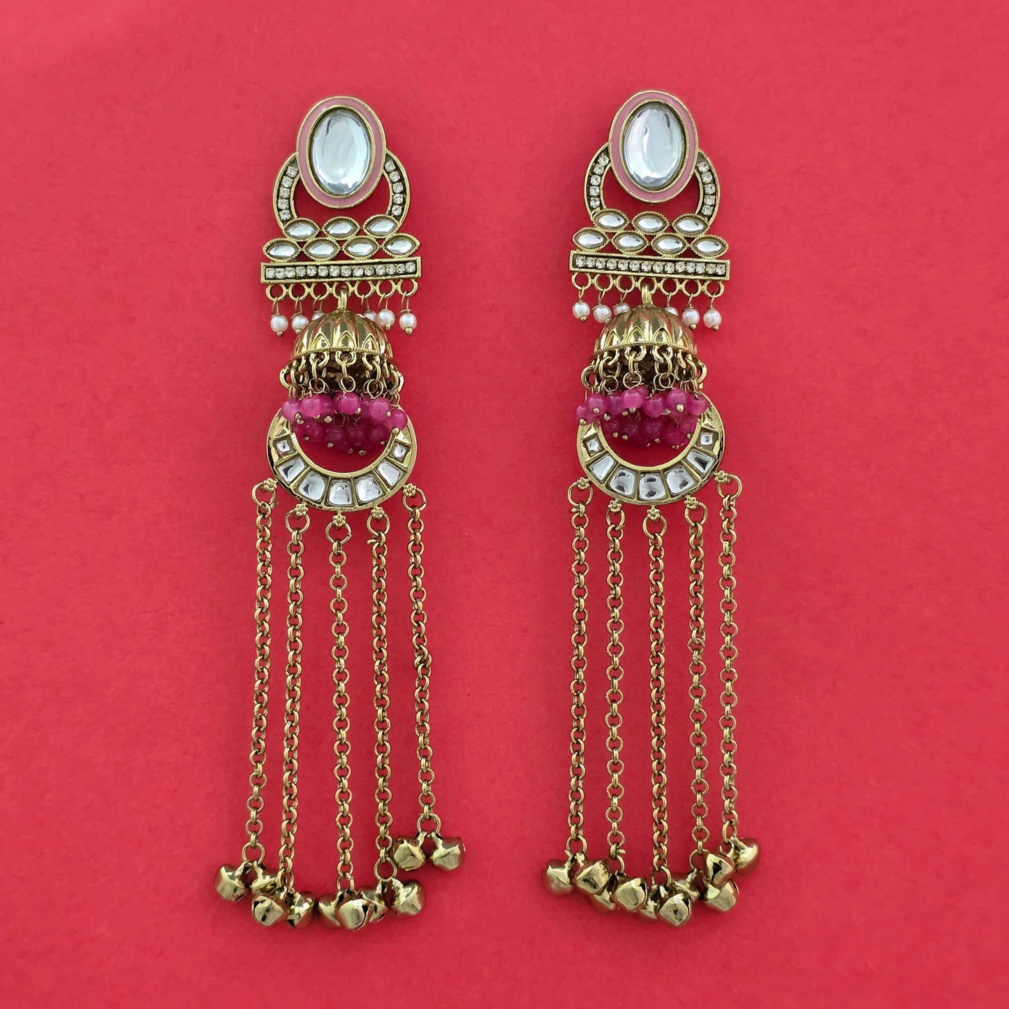 Victorian polish Kashmiri earrings