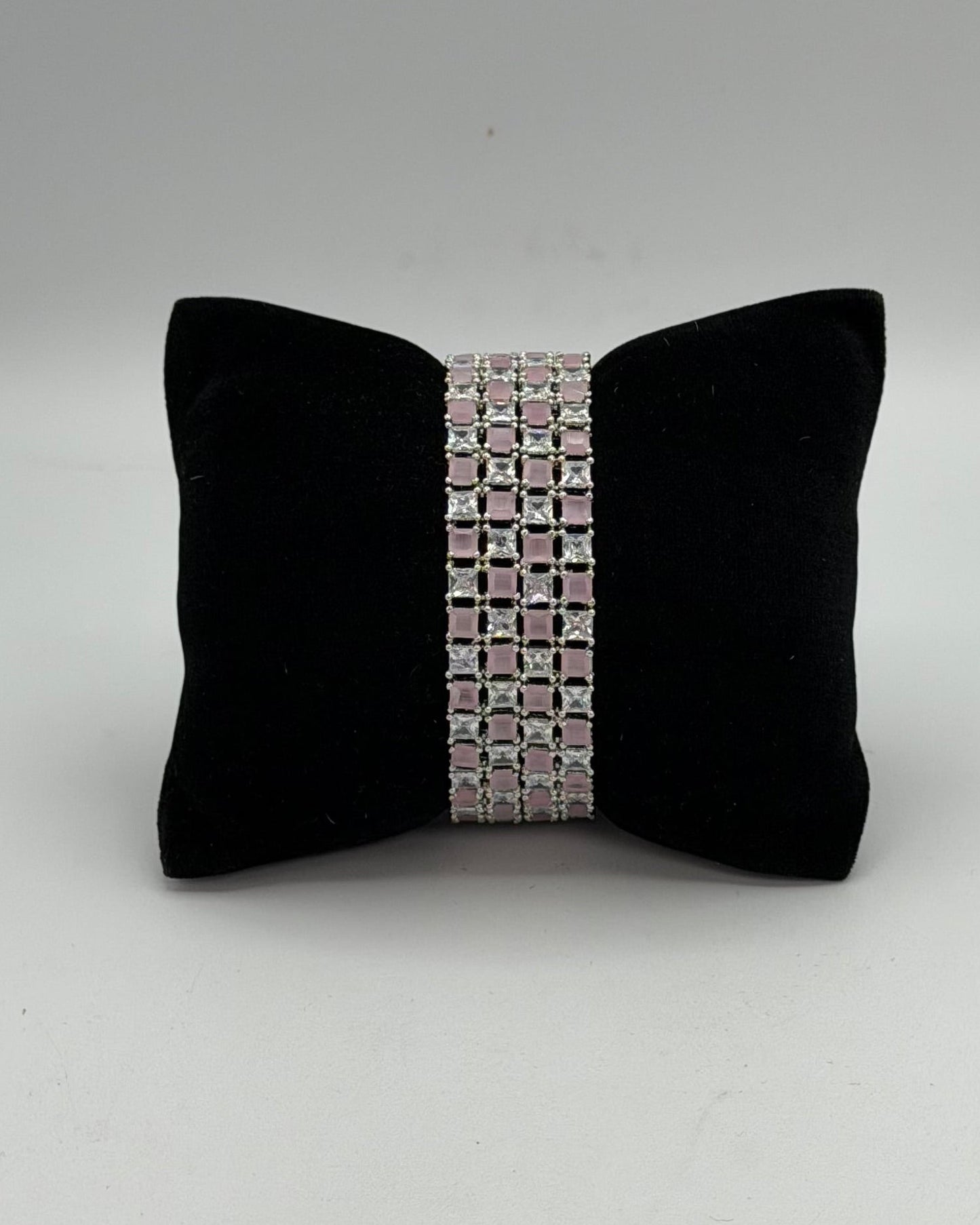 Silver American Diamond bangles