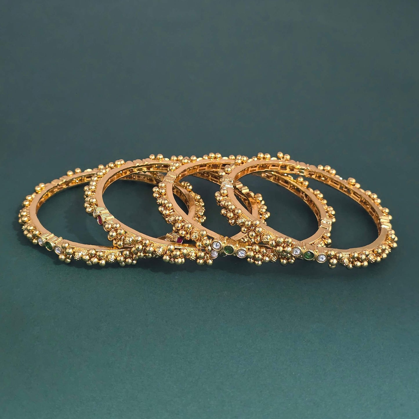 Gold plated Kashmiri style bangles