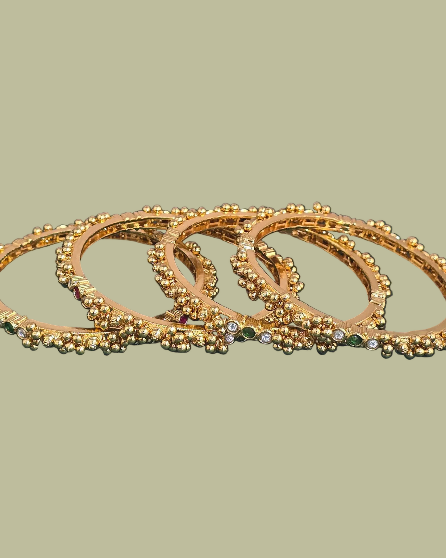 Gold plated Kashmiri style bangles