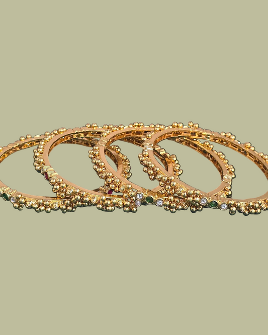 Gold plated Kashmiri style bangles