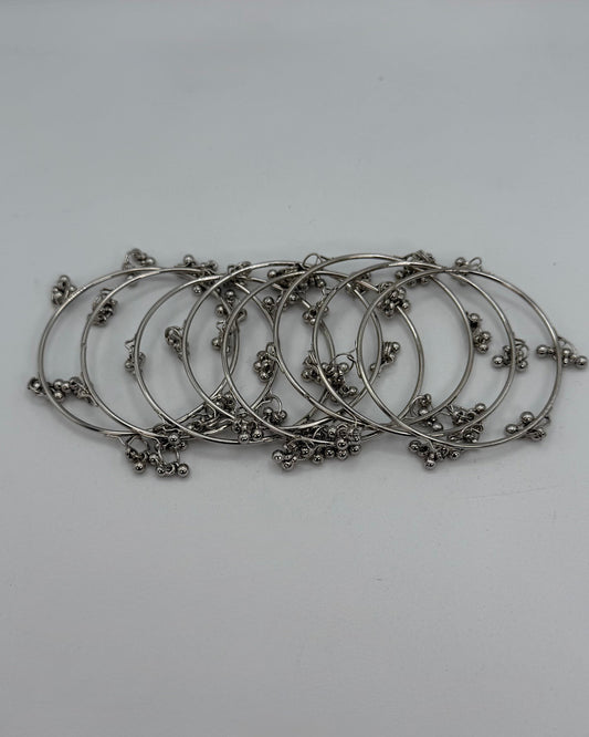 Silver plated Kashmiri bangles