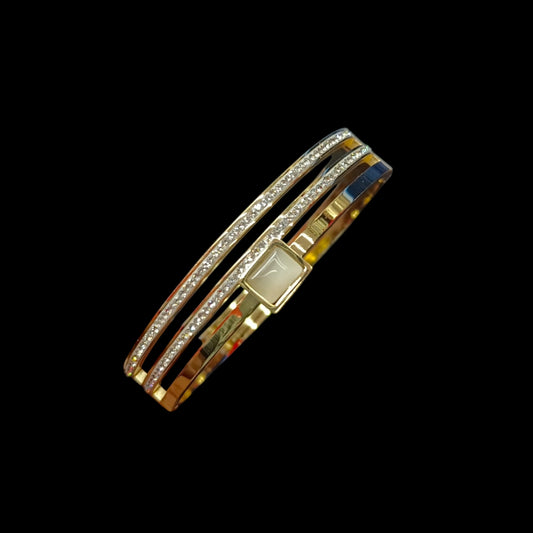 Gold plated Cz bracelet
