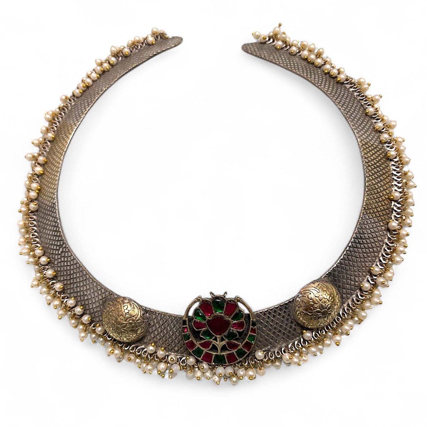 2tone pachi kundan hasli