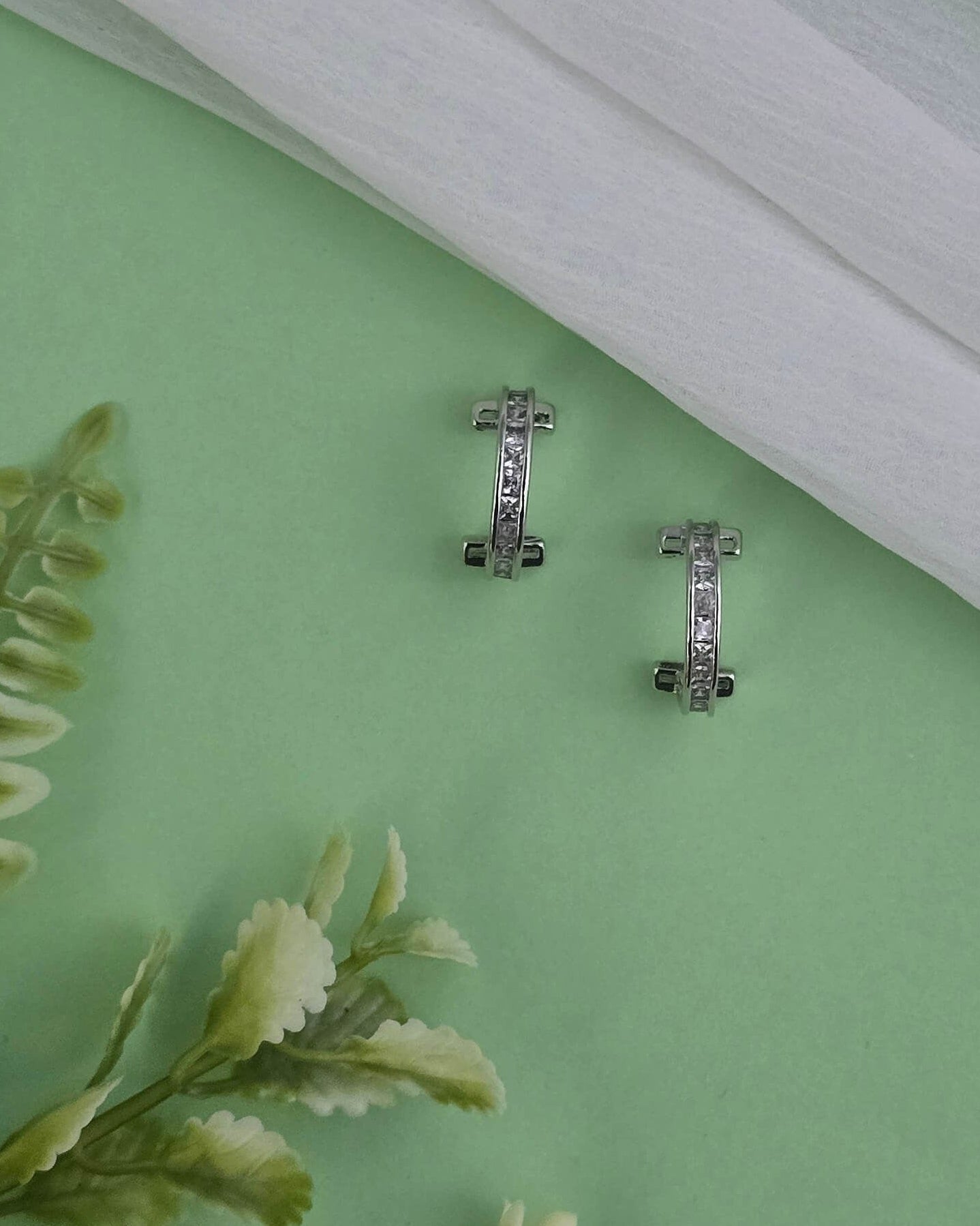 American Diamond western earrings
