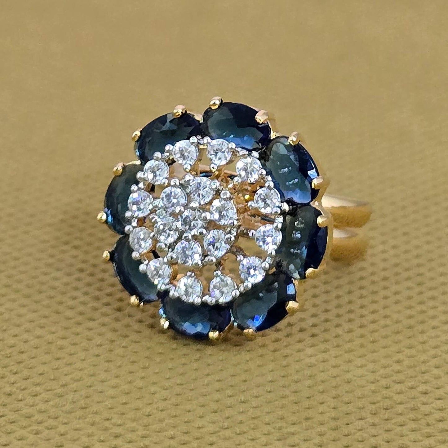 Gold plated American Diamond rings